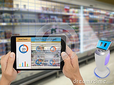 Smart retail concept Stock Photo